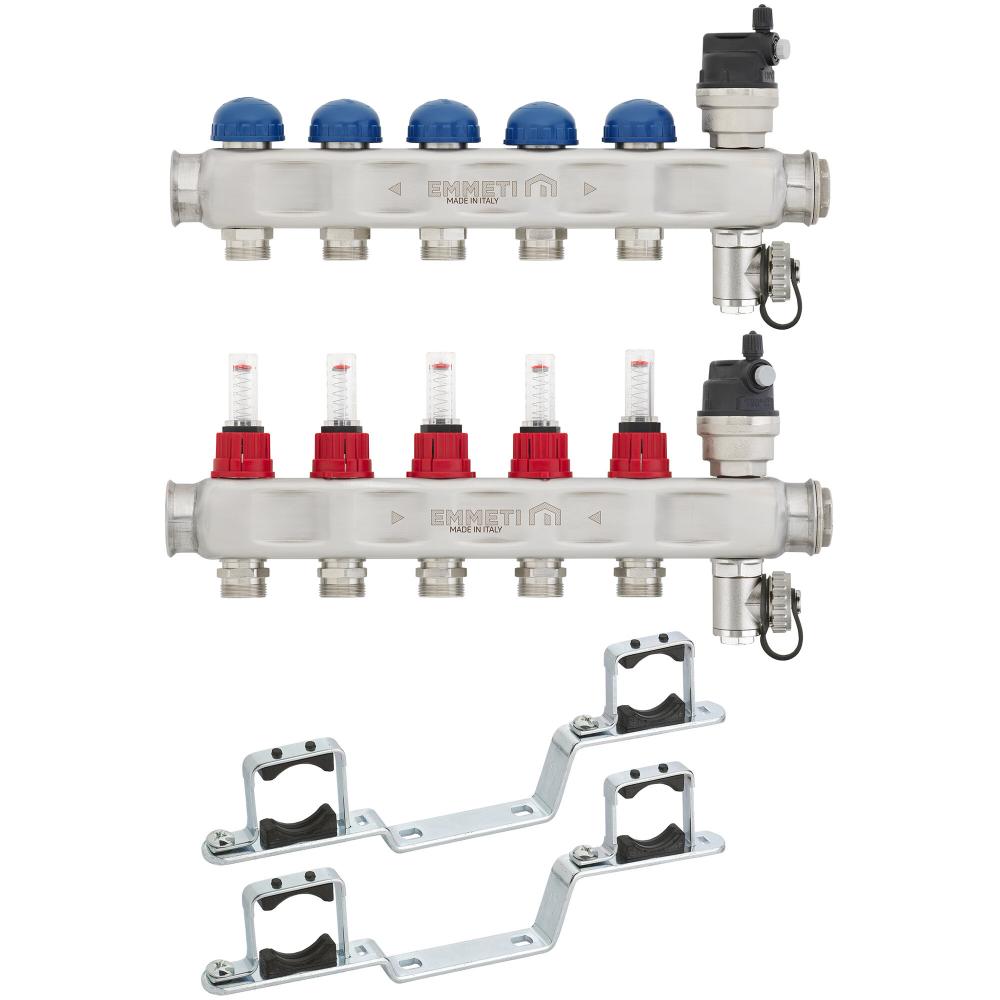 EMMETI "TOPWAY S" STAINLESS STEEL PRE-ASSEMBLED MANIFOLDS